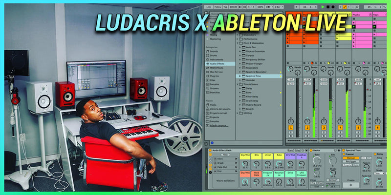 Conexión musical entre LUDACRIS y ABLETON LIVE: