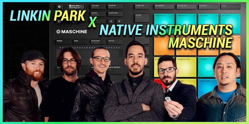 Conexión musical entre LINKIN PARK y NATIVE INSTRUMENTS MASCHINE.