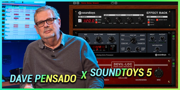 Conexión musical entre DAVE PENSADO y SOUNDTOYS 5.